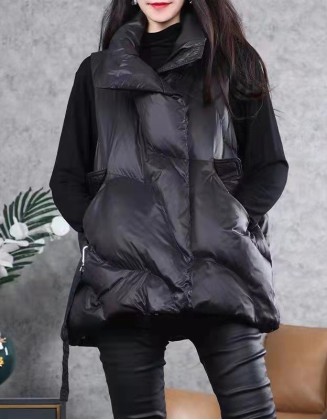 Autumn And Winter New Large Size Loose Vest Coat