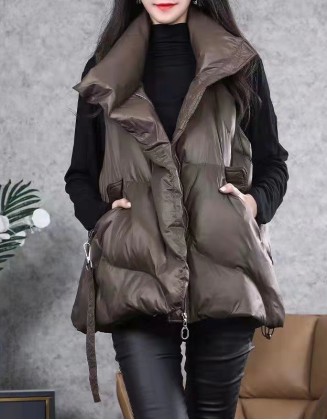 Autumn And Winter New Large Size Loose Vest Coat