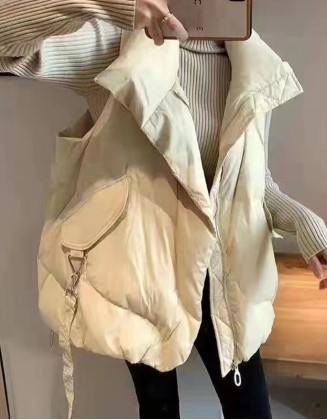 Autumn And Winter New Large Size Loose Vest Coat