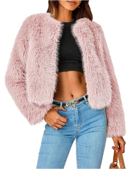 Fur Coat Urban Women's Cardigan Coat Warm Jacket