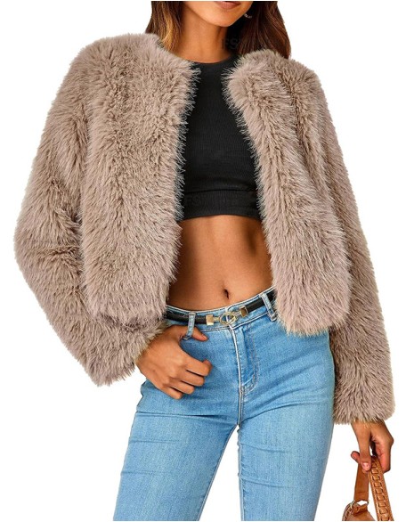 Fur Coat Urban Women's Cardigan Coat Warm Jacket