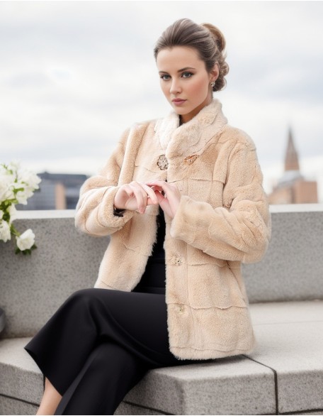 New Fashion Mink Fur Coat