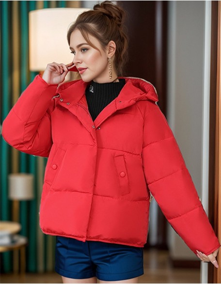 New Short Loose Cotton-Padded Jacket Bread Clothing Winter Thick Coat