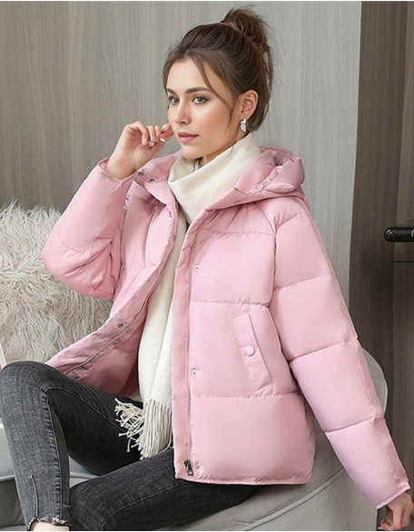 New Short Loose Cotton-Padded Jacket Bread Clothing Winter Thick Coat