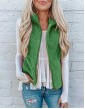 Pocket Zipper Blouse Plush Vest Jacket