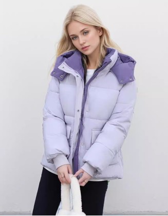 Winter New Solid Color Hooded Padded Cotton Padded Jacket Bread Coat